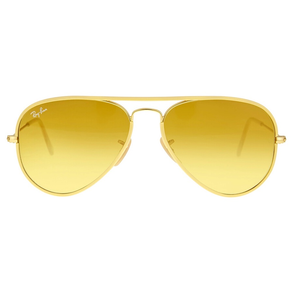 RAY BAN YELLOW & GOLD SUNGLASSES